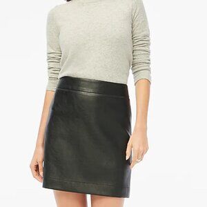 J Crew Faux Leather Skirt NWT